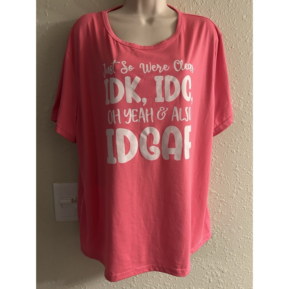 New 3X Pink Diva Chick Tee #1404*8